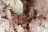 3.45" Sparkly, Pink Amethyst Geode Half - Argentina - #180823-1